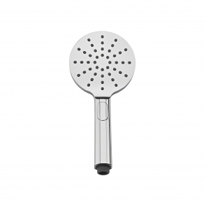 Sagittarius Viareggio 3 Mode Push Button Round Shower Handset - Chrome