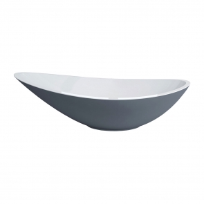 Signature Gloria Sit-On Countertop Basin 564mm Wide 0 Tap Hole - Grey