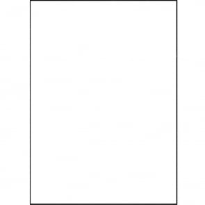 Signature Classic Laminate Worktop 1500mm x 330mm x 22mm Size - White Gloss