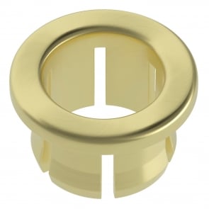 Signature Overflow Ring - Brushed Brass