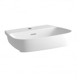 Signature Poseidon Semi-Recessed Basin 495mm Wide - 1 Tap Hole