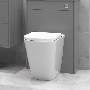 Signature Poseidon Back to Wall Rimless Toilet - Soft Close Seat