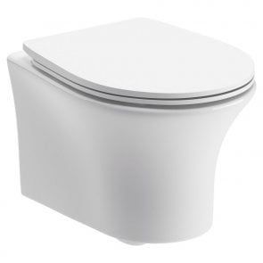 Signature Indus Wall Hung Rimless Toilet - Soft Close Seat