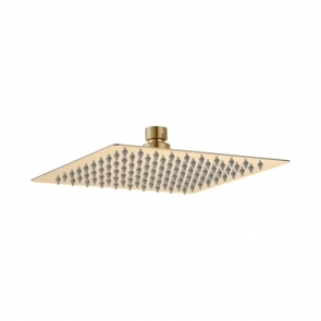 Signature Square Shower Head 200mm x 200mm - Brushed Brass