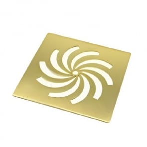 Traymate TMUK Symmetry Waste Cover - Brushed Brass