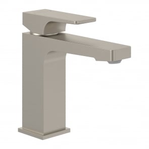 Villeroy & Boch Architectura Square Basin Mixer Tap without Waste - Brushed Nickel Matt