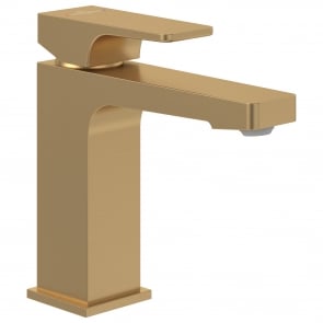 Villeroy & Boch Architectura Square Basin Mixer Tap without Waste - Brushed Gold