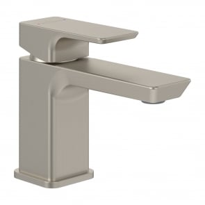 Villeroy & Boch Subway 3.0 Mini Mono Basin Mixer Tap without Waste - Brushed Nickel Matt