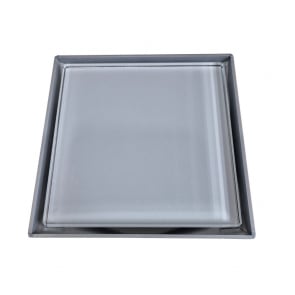 Wetroom Innovation Glass Grid - Silver Grey