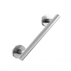 AKW 1200 Series Straight Grab Rail 300mm Length - Brushed Stainless Steel