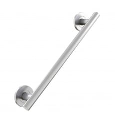 AKW 1200 Series Straight Grab Rail 450mm Length - Brushed Stainless Steel