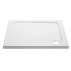 April Stone Resin White Square Shower Tray 900mm x 900mm