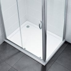 April Stone Resin 45mm Rectangular Shower Tray