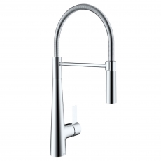 Bristan Sabre Professional Kitchen Sink Mixer Tap with Pull-Down Hose - Chrome