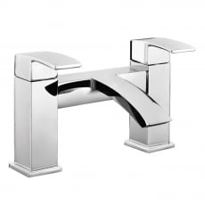 Delphi Knole Bath Filler Tap Pillar Mounted - Chrome