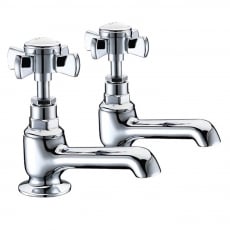 Delphi Wisley Bath Taps Pair - Chrome