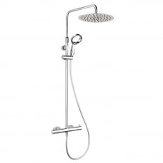 Deva Aurajet Aio S Cool Touch Bar Shower with Diverter and Adjustable Rail - Chrome