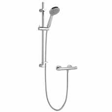 Deva Belmont Bar Mixer with Single Mode Shower Kit - Chrome