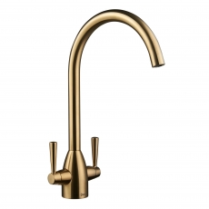 Deva Carlow Kitchen Sink Mixer Tap - Brushed Brass