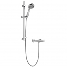 Deva Coniston Cool Touch Thermostatic Bar Shower with Slide Rail Kit - Chrome