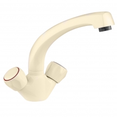 Deva Profile Mono Kitchen Sink Mixer Tap Beige