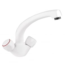 Deva Profile Mono Kitchen Sink Mixer Tap White