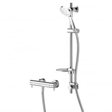 Deva Kiri Satinjet MK2 Low Flow Cool Touch Bar Shower with Easy Fit Shower Kit - Chrome