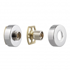 Deva Easy-Fit Bar Shower Front Wall Fixings Pair