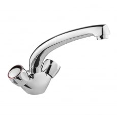 Deva Vitality Round Sink Mixer Tap - Chrome