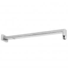 Deva Square Concealed Shower Arm 382mm Length - Chrome