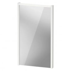 Duravit D-Code LED Bathroom Mirror 700mm H x 400mm W - Matt White