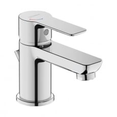 Duravit D-Code Small Basin Mixer Tap with Waste - Chrome