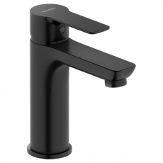 Duravit D-Code Medium Basin Mixer Tap without Waste - Matt Black