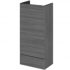 Hudson Reed Fusion Compact Base Unit 400mm Wide - Anthracite Woodgrain