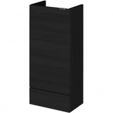 Hudson Reed Fusion Compact Base Unit 400mm Wide - Charcoal Black Woodgrain