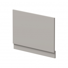 Hudson Reed MFC Straight Bath End Panel and Plinth 560mm H x 750mm W - Pebble Grey