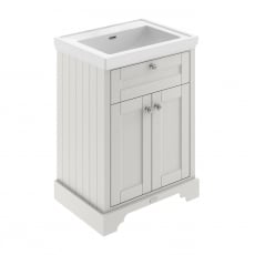 Hudson Reed Old London Floor Standing Vanity Unit with 0TH Classic Basin 600mm Wide - Timeless Sand