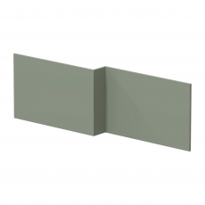 Hudson Reed Square Shower Bath Front Panel 520mm H x 1698mm W - Fern Green