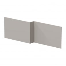 Hudson Reed Square Shower Bath Front Panel 520mm H x 1698mm W - Pebble Grey