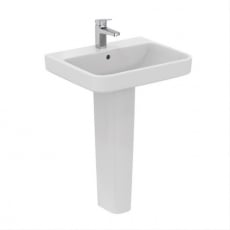 Ideal Standard I.Life B Basin and Full Pedestal 600mm Wide - 1 Tap Hole