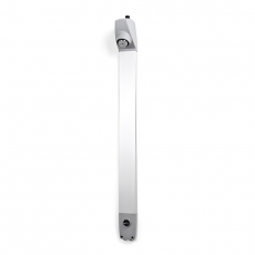 Inta I-Sport Shower Panel with Push Button Timed Flow Control and Shower Head Top Inlet Chrome