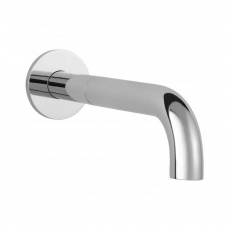 JTP Florence Bath Spout with Wall Flange 195mm - Chrome