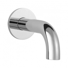 JTP Florence Basin Spout with Wall Flange 195mm - Chrome