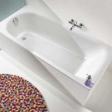 Kaldewei Saniform Plus Anti-Slip Rectangular Steel Enamel Bath