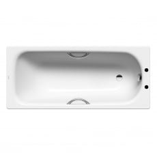 Kaldewei Saniform Plus Anti-Slip Steel Enamel Bath with Twin Grips 1700mm x 700mm 2TH (inc Leg Set)