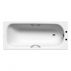 Kaldewei Saniform Plus Steel Enamel Bath with Twin Grips 1700mm x 750mm 2TH (inc Leg Set)