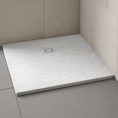 Merlyn TrueStone 30mm Slate Effect Square Shower Tray