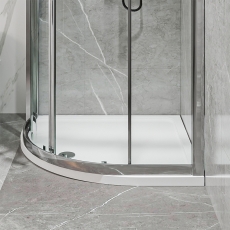 MX Elements 40mm Quadrant Shower Tray (inc Waste)