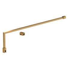 Nuie Wetroom Screen Support Arm - Brushed Brass