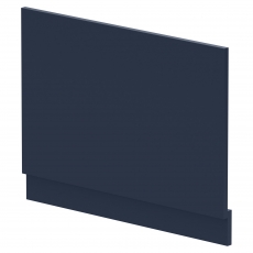 Nuie Arno Straight Bath End Panel and Plinth 560mm H x 730mm W - Satin Midnight Blue